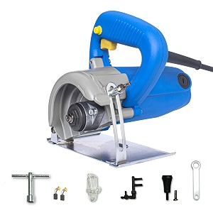goodyear corded electric tile cuttermarble cutter 110mm 1300w 13000 rpm ergonomic handle granite marble cutter wood amp metal cutter heavy duty copper armature bevel amp depth adjustable