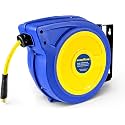 Goodyear Retractable Air Hose Reel with Safety-Speed Control, 3/8" x 50 FT