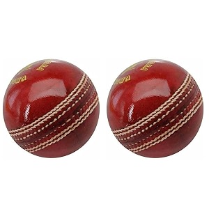 goodz multicolor leather cricket ball two part for tournament and club matches pack of 3 standard size