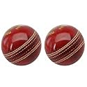 Goodz Multicolor Leather Cricket Ball Two Part for Tournament and Club Matches( Pack of 3) Standard Size