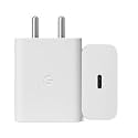 Google Original True 30W Charger Adapter Fast Charging 30W Output Compatible with Google Pixel 9 | 9 Pro | 8 | 8A | 8 Pro, 7 Pro, Pixel 7, Pixel 7A, Pixel 6 Pro, Pixel 6, 6A Buds (12 Months Warranty).