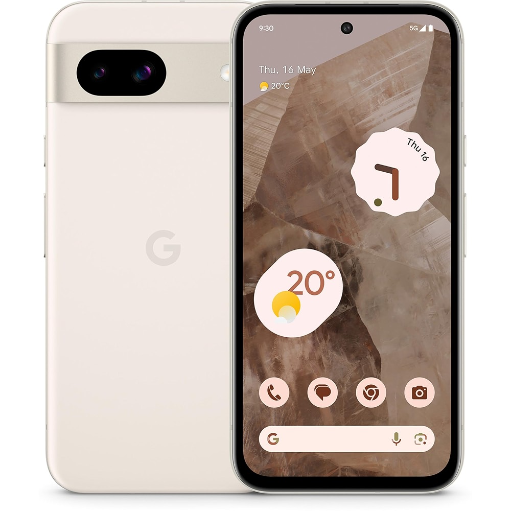 Google Pixel 8a (Porcelain, 8GB RAM, 128GB Storage) | 6.1 inch