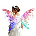 Goolrc Elf Wings Fairy Wings Costume Accessory For Women Fairy Accessories For Women Kid Girl Diy Assembly With Led Light - Multicolor
