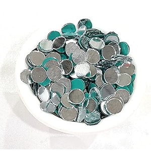 mirror for jewellery making and craft work and lippan art work 500 piece round 10mm