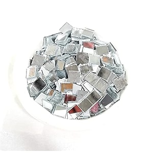 mirror for jewellery making and craft work and lippan art work 500 piece square 8mm