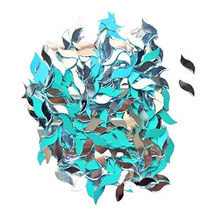 mirror for jewellery making and craft work and lippan art work 500 piece s leaf 20mm