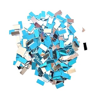 mirror for jewellery making and craft work and lippan art work 500 piece rectangular 10x5