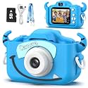 Goopow Kids Camera Toys for 3-8 Year Old Girls Boys,Children Digital Video Camcorder Camera with Cartoon Soft Cover, Best Chritmas Birthday Festival Gift for Kids