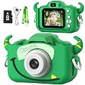 Goopow Kids Camera Toys for 3-8 Year Old Girls Boys,Children Digital Video Camcorder Camera with Cartoon Soft Cover, Best Chritmas Birthday Festival Gift for Kids