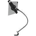 Gooseneck Car/Truck Seat Rail Large Tablet Mount, Heavy Duty Long Arm Tablet Holder for Car, Vehicle Floor Bolt Compatible with iPad Pro 13/Air, Galaxy Tabs, Surface Pro/Go, 9.5-14.5" Tablets