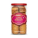 GOPAL'S Atta Biscuit Whole Wheat Desi Ghee Jar, 350g