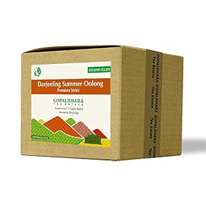 gopaldhara darjeeling tea darjeeling summer oolong 300g value pack - from the gopaldhara tea estate highest elevation 7000 feet