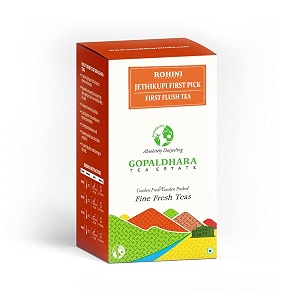 gopaldhara darjeeling tea jethikupi first flush 50g paper box - master series ftgfop1 rare amp exotic mono cultivar premium first flush spring whole leaf tea from 157 clone