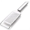 Gopi Stainless Steel Cheese Grater, Dicer - Multipurpose Grater for Cheese, Ginger, Carrot, Coconut and Vegetable Grater for Kitchen, Restaurant (Silver) (SS Grater with Support)