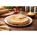 GOPIKRISHNA Chapati Basket Stainless Steel Roti Holder for Dining Table | Bread Serving Plate | Kitchen & Dinnerware Accessory (Big 9 INCH)