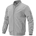 Gopune Men39s Windproof Bomber Jacket Lightweight Windbreaker