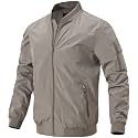 Gopune Men39s Windproof Bomber Jacket Lightweight Windbreaker