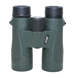gor compact 10x42 roof prism binocular green