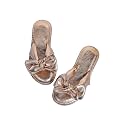 GORGLITTER Girl39s Bow Sandals Round Open Toe