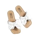GORGLITTER Girl39s Bow Sandals Round Open Toe