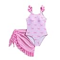 GORGLITTER Girl39s Ruffle One Piece Swimsuits Bow