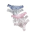 GORGLITTER Women's 5pack Cute Panties Floral Print Low Rise Frilly Panties