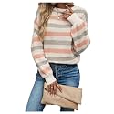 GORGLITTER Women's Argyle Checkered Fall Sweaters 2026 Plaid Pullovers Tops
