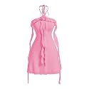 GORGLITTER Women39s Halter Strapless Club Y2K Cocktail