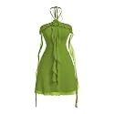 GORGLITTER Women39s Halter Strapless Club Y2K Cocktail