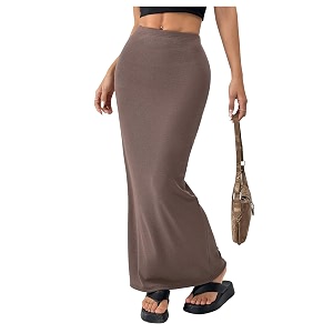 GORGLITTER Womens Trendy Pencil Long Maxi Skirts