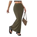 GORGLITTER Women39s Trendy Pencil Long Maxi Skirts