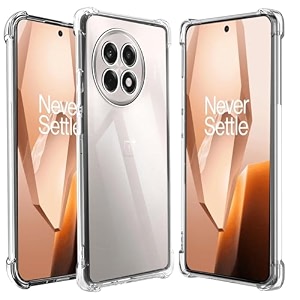 gorilion for  oneplus 13r 5g  bumper case back cover clear thin soft case for  oneplus 13r 5g  - transparent