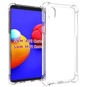 gorilion for samsung galaxy a01 core  m01 core bumper case back cover clear thin soft case for samsung galaxy a01 core  m01 core - transparent
