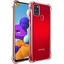 Gorilion for Samsung Galaxy A21s (Bumper Case) Back Cover Clear Thin Soft Case for Samsung Galaxy A21s - Transparent