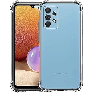 gorilion for samsung galaxy a32 4g bumper case back cover clear thin soft case for samsung galaxy a32 4g - transparent