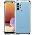 Gorilion for Samsung Galaxy A32 4G (Bumper Case) Back Cover Clear Thin Soft Case for Samsung Galaxy A32 4G - Transparent
