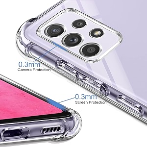 gorilion for  samsung galaxy a33 5g  bumper case back cover clear thin soft case for  samsung galaxy a33 5g  - transparent
