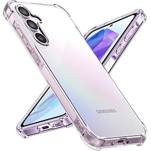 gorilion  for  samsung galaxy a55 5g  bumper back case cover for  samsung galaxy a55 5g  - transparent