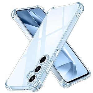 gorilion bumper case clear flexible back cover for  samsung galaxy a56 5g  - transparent