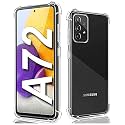 Gorilion for Samsung Galaxy A72 5G (Bumper Case) Back Cover Clear Thin Soft Case for Samsung Galaxy A72 5G - Transparent