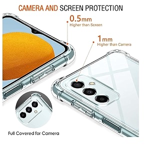 gorilion for  samsung galaxy m15 5g  f15 5g  bumper case back cover clear thin soft case for  samsung galaxy m15 5g  f15 5g  - transparent