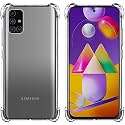 Gorilion for Samsung Galaxy M31s (Bumper Case) Back Cover Clear Thin Soft Case for Samsung Galaxy M31s - Transparent