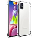 Gorilion for Samsung Galaxy M51 (Bumper Case) Back Cover Clear Thin Soft Case for Samsung Galaxy M51 - Transparent