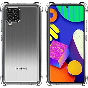 gorilion for samsung galaxy m62  f62 bumper case back cover clear thin soft case for samsung galaxy m62  f62 - transparent