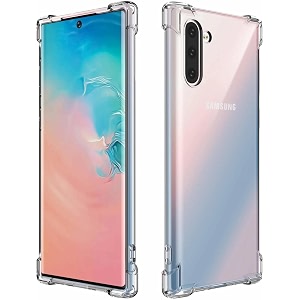 gorilion for samsung galaxy note 10 bumper case back cover clear thin soft case for samsung galaxy note 10 - transparent