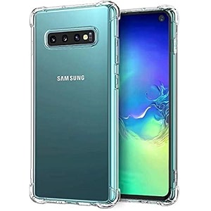 gorilion for samsung galaxy s10 plus bumper case back cover clear thin soft case for samsung galaxy s10 plus - transparent
