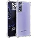 Gorilion for Samsung Galaxy S21 5G (Bumper Case) Back Cover Clear Thin Soft Case for Samsung Galaxy S21 5G - Transparent