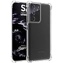 Gorilion for Samsung Galaxy S21 Ultra 5G (Bumper Case) Back Cover Clear Thin Soft Case for Samsung Galaxy S21 Ultra 5G - Transparent