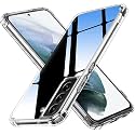 Gorilion Bumper Case Clear Flexible Back Cover for [ Samsung Galaxy S21 FE 5G ] - Transparent