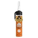 Gorilla 100% Silicone All-Purpose Sealant, No Caulk Gun Required, 6.75 oz (Pack of 1) White, 30 Min Water Ready, Mold & Mildew Resistant, Waterproof for Indoor & Outdoor